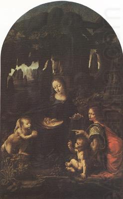Virgin of th Rock (mk08), LEONARDO da Vinci